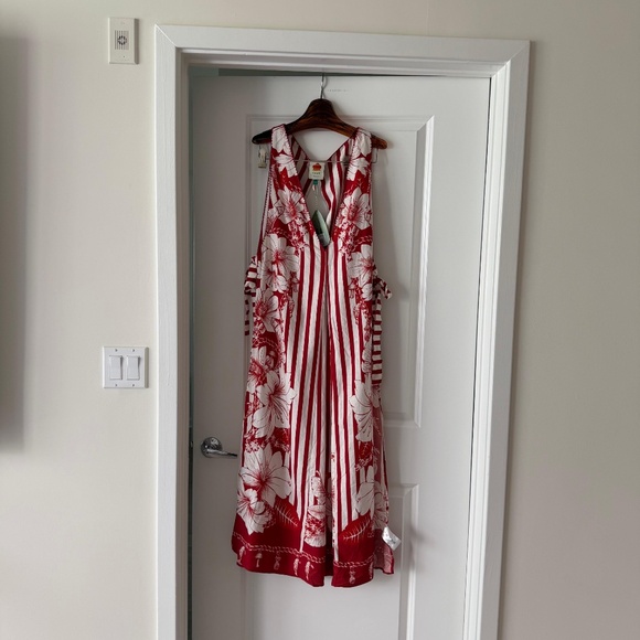 Farm Rio Floral Chains Cover-Up Dress - Picture 6 of 9